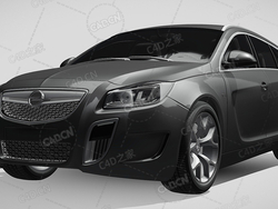 欧宝徽章运动家用汽车轿车2013款C4D汽车模型下载