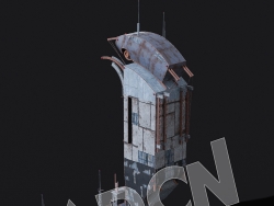 C4D超级机械文明蒸汽朋克建筑模型 KB3D_HEM_BldgMD_c_grp