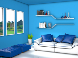 C4D室内渲染工程文件 room interior