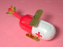 药到病除胶囊直升机