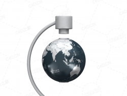 世界地球仪C4D模型