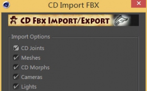 C4D FOR CD Import FBX导入插件