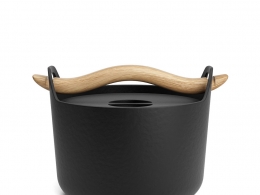 铸铁锅传统炊具3D模型素材下载Sarpaneva Cast Iron Pot by Iittala
