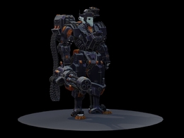 战斗机器人C4D模型 Battle Bot