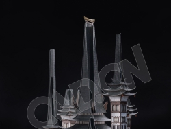 C4D香格里拉中式建筑模型 Kitbash3d-Shangri-La_BldgLG_G_grp