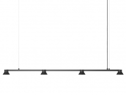 线性帽子吊灯Normann Copenhagen品牌照明3D模型素材下载Hat Linear Pendant Lamp by N