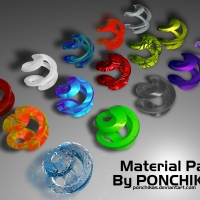 C4D材质球 Material pack