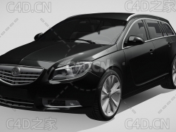 霍顿双涡轮增压运动旅行车2013款C4D汽车模型下载