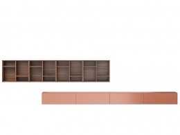 Lauki 138 壁挂式电视柜视听家具3D模型素材下载Lauki 138 Wall-Mounted TV Cabinet by