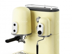 公司意式咖啡机C4D模型 Coffee Machine 3D Model