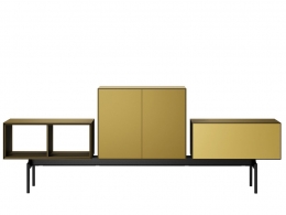 三格储物边柜03款3D模型素材下载Semiton 3 Sideboard Unit 03 by Arper