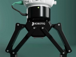 Robotiq 2F-140工业机器人双指夹持器机械手臂末端执行器黑色版3D模型工程机械设备Robotiq 2f140 Robot Two Finger Gripper Black Version