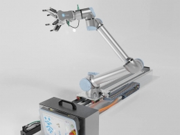 工业机器人机械臂3D模型下载_支持.blend .c4d .obj .fbx格式3D源文件分享Industrial Robot "Universal Robots" Ur10s