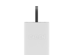 白色电池移动电源充电器c4d模型下载