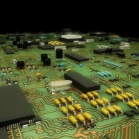电子芯片主板3D模型 Chip board