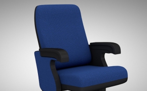 电影院排椅 剧院椅C4D模型 Cinema chair 3D model