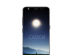 黑色三星手机Galaxy S8c4d模型下载