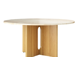 双性餐桌餐桌3D模型素材下载Androgyne Dining Table by Menu