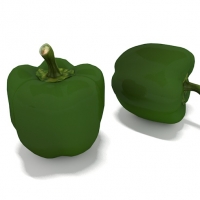 青椒C4D模型 paprika 001