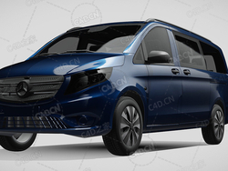 梅赛德斯奔驰vito旅行车2019款C4D汽车模型下载