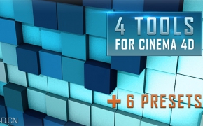 C4D像素化方块插件 Volumetric Pixel Generator R12-R16 Win/Mac + 教程