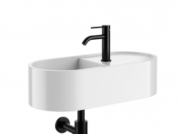 小型60椭圆形洗手盆卫浴洁具3D模型素材下载Les Petites 60 Oval Washbasin by Cielo