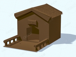低面多边形狗屋 Dog House