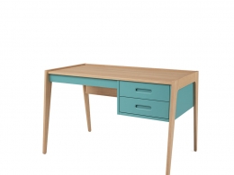 绿色书桌 (儿童书桌)3D模型素材下载Desk Green by Nobodinoz