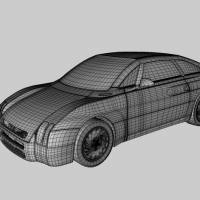 轿车3D模型 car 3D model