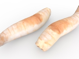 蛆虫C4D模型 maggot 3d model