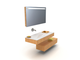 洗手台C4D模型 -008 bathroom 3d model