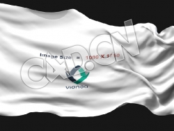 C4D旗子飘飘动画模型 flag