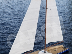 C4D帆艇帆船游艇船艇 sailboat 3d model