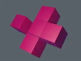 C4D方块组合动画工程 cubical C4D Project