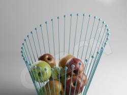 C4D艺术水果筐的苹果模型 Apples