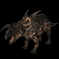 恐龙3D模型：爱氏角龙（einiosaurus）