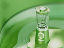 绿色榨汁机C4D模型Product Visualization (Cinema 4D / Redshift)