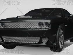道奇挑战者汽车C4D汽车模型下载