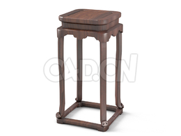 明清风格木花花架中式古典家具