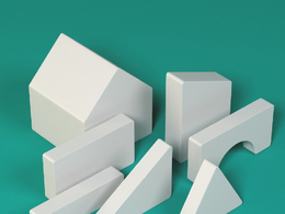 低面卡通建筑积木块图标模型Blocks