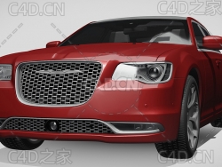 克莱斯勒300s-awd-LX2豪华汽车轿车2016款C4D汽车模型下载