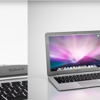 苹果笔记本电脑C4D模型 Apple macbook 3d model