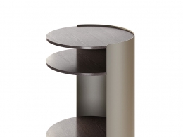 圆形床头柜3D模型素材下载Skin Round Bedside Table by Ditre Italia