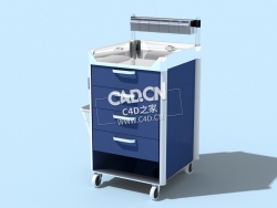 C4D医院药柜床头柜模型下载 Medicine-Cabinet 3dmodel