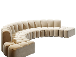 阵列沙发系统组合L组合沙发3D模型素材下载Array Sofa System Composition L by MDF It