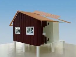 C4D制作房子建筑生长动画视频教程 House Modeling Animation