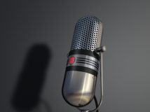 C4D麦克风3D模型下载 Microphone