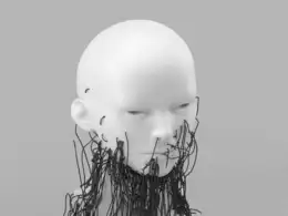 C4D头像网络脱落动画工程 Base Mesh (Motion Graphic)