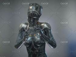 科幻机械女战士 CBER女子奥斯卡 cber woman by oscar creativo