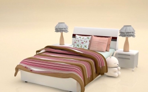 儿童床C4D模型 Children's bed 3D model